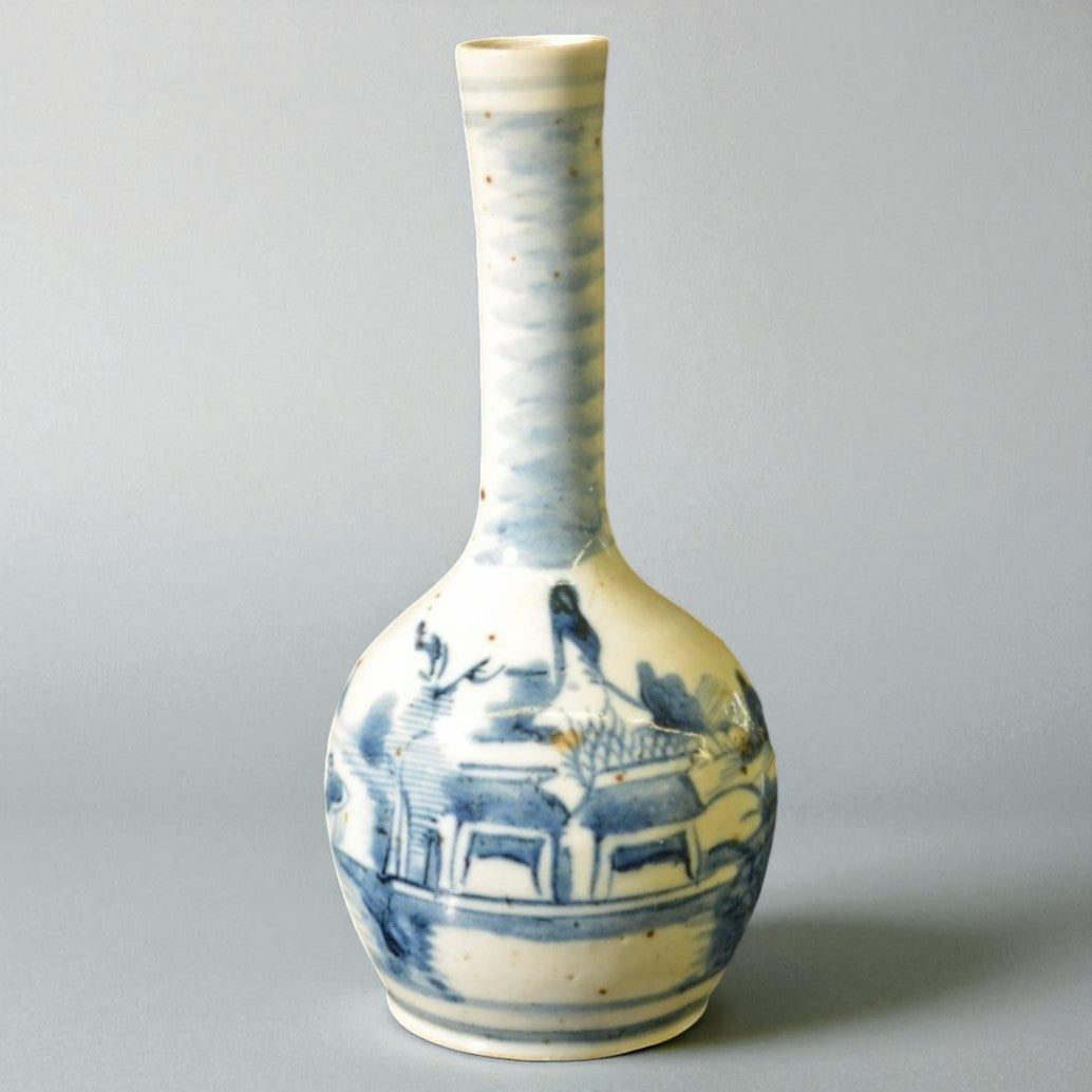 19th Century Chinese Blue/White Vase-2. Asian & Chinese Furniture, Art, Antiques, Vintage Home Décor for sale at FEA Home