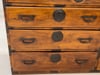 Late Meiji Keyaki Merchant Tansu Chest with Iron Fittings