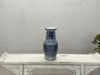 Late Qing Blue-and-White Porcelain Vase with Intricate Geometric Motifs
