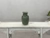 Celadon Green Glazed Ceramic Vase with Applied Fruit and Leaf Detail
