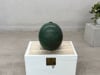Large Green Artisan Vase with Textured Glaze, Modern Decorative Accent