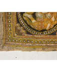 19th Century Kalaga Tapestry with Stones, Sequins and Colorful Thread