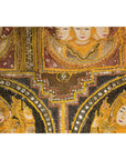 19th Century Kalaga Tapestry with Stones, Sequins and Colorful Thread