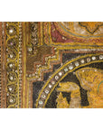 19th Century Kalaga Tapestry with Stones, Sequins and Colorful Thread