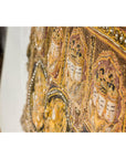 19th Century Kalaga Tapestry with Stones, Sequins and Colorful Thread