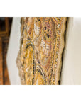 19th Century Kalaga Tapestry with Stones, Sequins and Colorful Thread