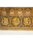 19th Century Kalaga Tapestry with Stones, Sequins and Colorful Thread