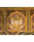 19th Century Kalaga Tapestry with Stones, Sequins and Colorful Thread