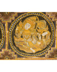 19th Century Kalaga Tapestry with Stones, Sequins and Colorful Thread