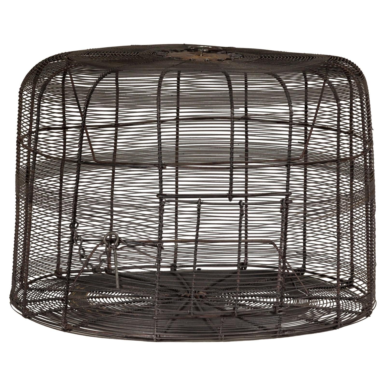 Decorative Vintage Round Metal Birdcage