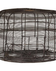Decorative Vintage Round Metal Birdcage