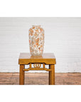 Chinese Vintage Japanese Kutani Style Vase with Flowers and Butterflies