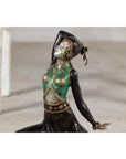 Art Deco Style Cold-Painted Dancer Sculpture After Demetre Chiparus