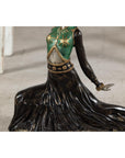 Art Deco Style Cold-Painted Dancer Sculpture After Demetre Chiparus