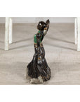 Art Deco Style Cold-Painted Dancer Sculpture After Demetre Chiparus