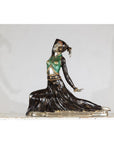 Art Deco Style Cold-Painted Dancer Sculpture After Demetre Chiparus