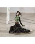 Art Deco Style Cold-Painted Dancer Sculpture After Demetre Chiparus