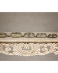 Assortment of Five Small Indian Repoussé Brass Decorative Dish Bowls