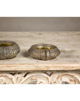 Assortment of Five Small Indian Repoussé Brass Decorative Dish Bowls