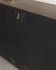 Baker Furniture Sideboard with Brass Hardware and Burl Wood Inlay
