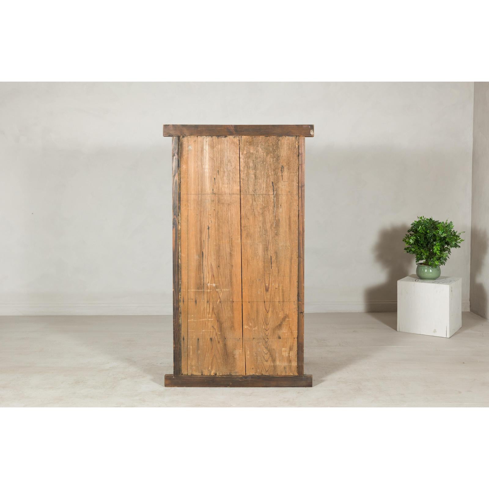 Meiji-era Mizuya Dansu, Circa 1900 – Kitchen Cabinet