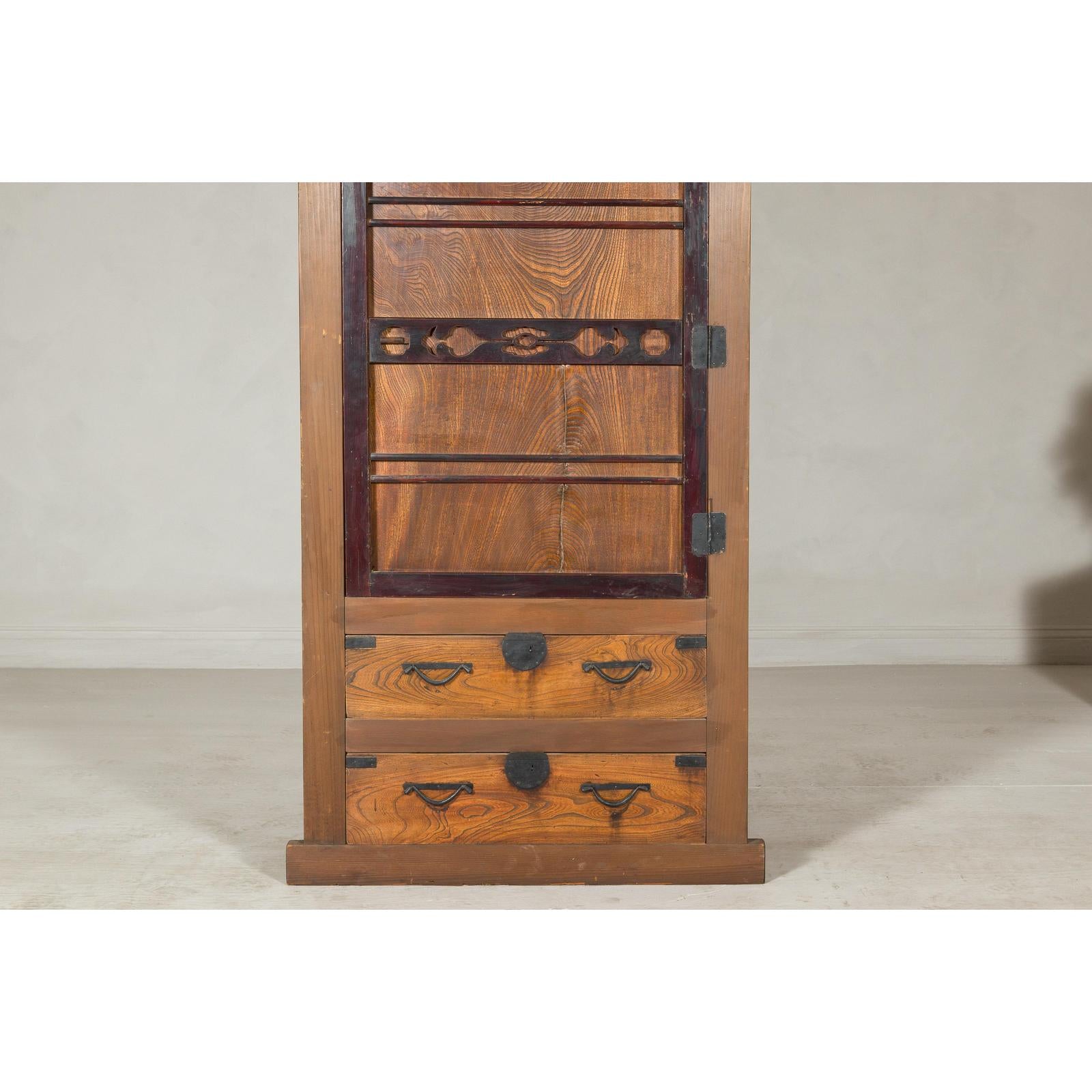 Meiji-era Mizuya Dansu, Circa 1900 – Kitchen Cabinet