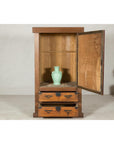 Meiji-era Mizuya Dansu, Circa 1900 – Kitchen Cabinet