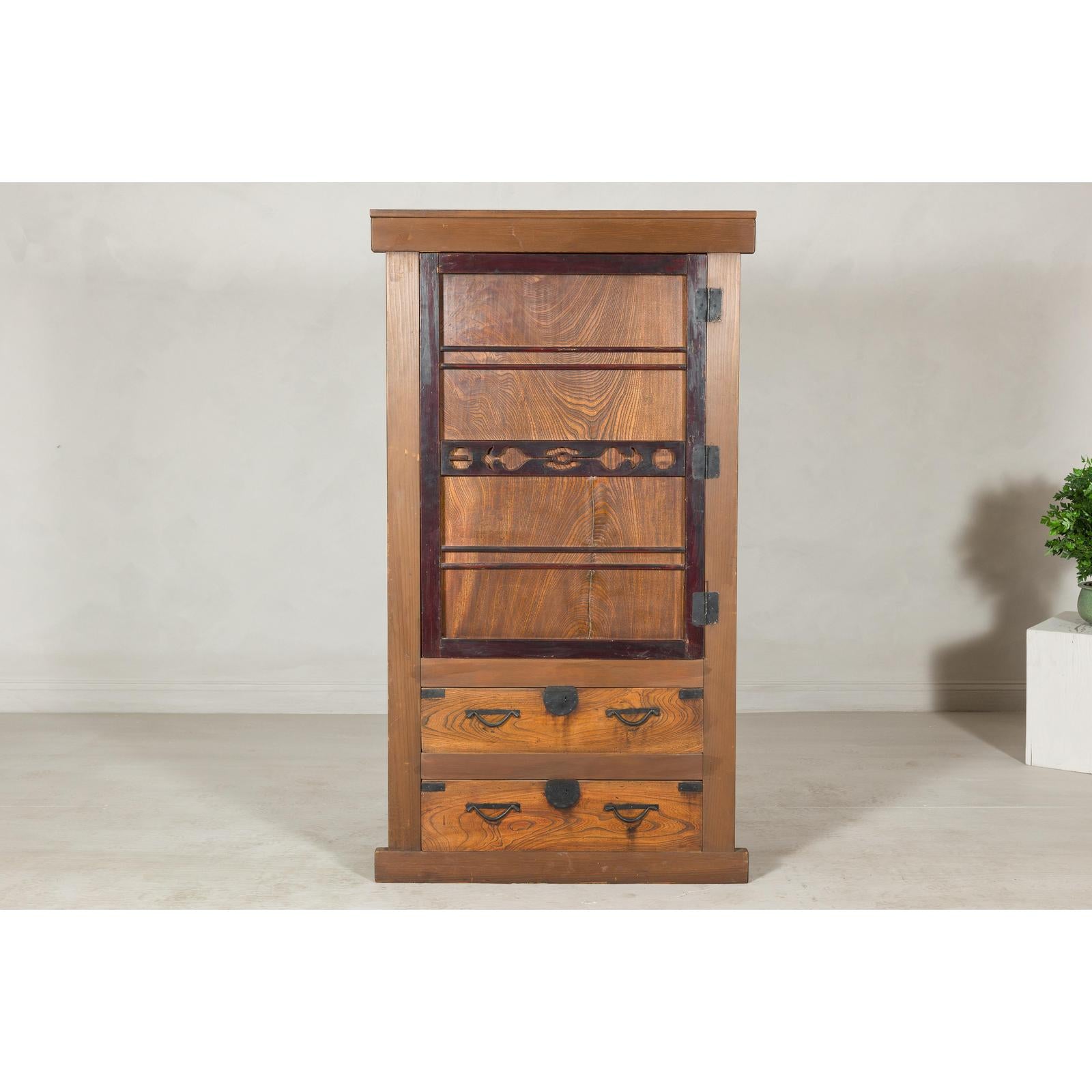 Meiji-era Mizuya Dansu, Circa 1900 – Kitchen Cabinet