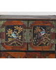 Lacquer Box with Mother-of-Pearl Inlay and Parquetry Drawers