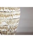 Large Swankhalok-Style Ceramic Planter with Dripped Glaze Pattern