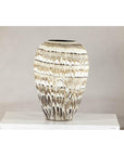 Large Swankhalok-Style Ceramic Planter with Dripped Glaze Pattern