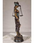 Bronze Lady Justice Statue-13. Asian & Chinese Furniture, Art, Antiques, Vintage Home Décor for sale at FEA Home