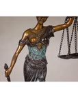 Bronze Lady Justice Statue-8. Asian & Chinese Furniture, Art, Antiques, Vintage Home Décor for sale at FEA Home