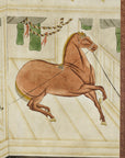 Six-Panel Screen with Horses in Stable with Bamboo Backdrop, SKU , image 30