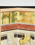 Six-Panel Screen with Horses in Stable with Bamboo Backdrop, SKU , image 24