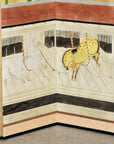 Six-Panel Screen with Horses in Stable with Bamboo Backdrop, SKU , image 25
