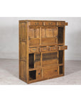 Taishō Period Mizuya Tansu Kitchen Chest in Sugi Wood with Sliding Door