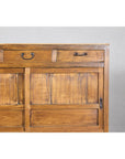 Taishō Period Mizuya Tansu Kitchen Chest in Sugi Wood with Sliding Door