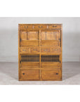 Taishō Period Mizuya Tansu Kitchen Chest in Sugi Wood with Sliding Door