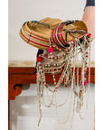Ulo Tribal Akha Woman's Headdress with Framework of Bamboo and Beads