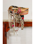Ulo Tribal Akha Woman's Headdress with Framework of Bamboo and Beads