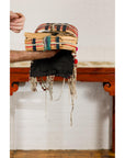 Ulo Tribal Akha Woman's Headdress with Framework of Bamboo and Beads