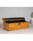 19th Century Yumu Storage Blanket Chest with Natural Lacquer, Late Qing Dynasty