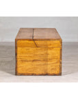 19th Century Yumu Storage Blanket Chest with Natural Lacquer, Late Qing Dynasty