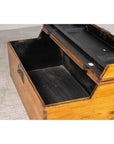 19th Century Yumu Storage Blanket Chest with Natural Lacquer, Late Qing Dynasty