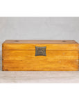 19th Century Yumu Storage Blanket Chest with Natural Lacquer, Late Qing Dynasty