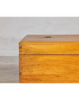 19th Century Yumu Storage Blanket Chest with Natural Lacquer, Late Qing Dynasty