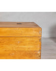 19th Century Yumu Storage Blanket Chest with Natural Lacquer, Late Qing Dynasty