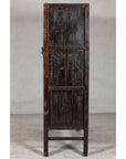 Antique Qing Dynasty Red Lacquer Cabinet with Gilt Decoration, 19th Century, SKU , image 15