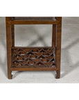 Three-Tiered Accent Table with Horse Hoof Feet-9. Asian & Chinese Furniture, Art, Antiques, Vintage Home Décor for sale at FEA Home